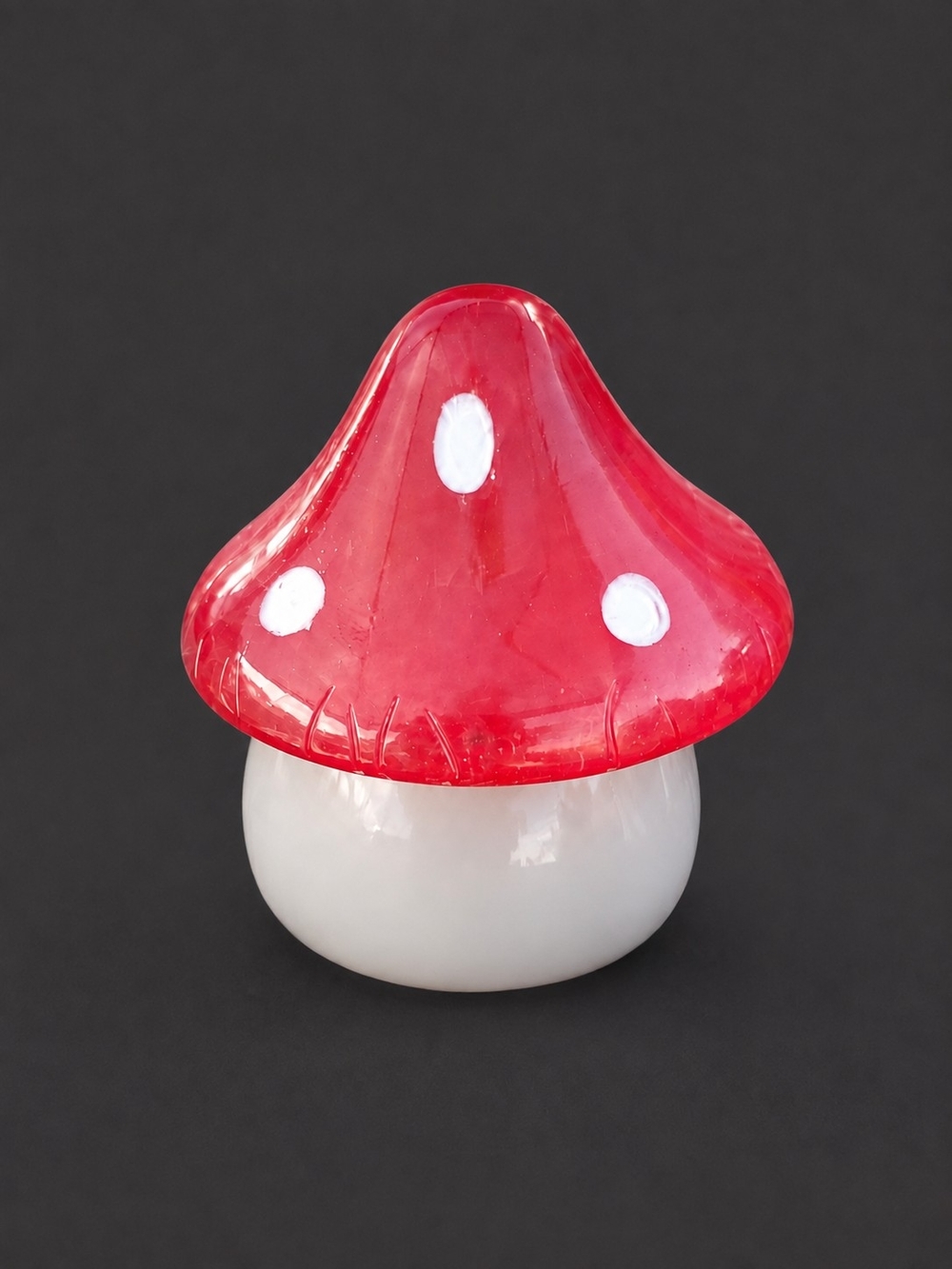 Handcrafted 2 Piece Mushroom Trinket Holder